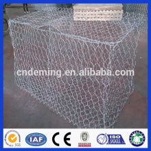 PVC/PE Coated Hot Dipped Galvanized hexagonal woven gabion box with wholesale price
